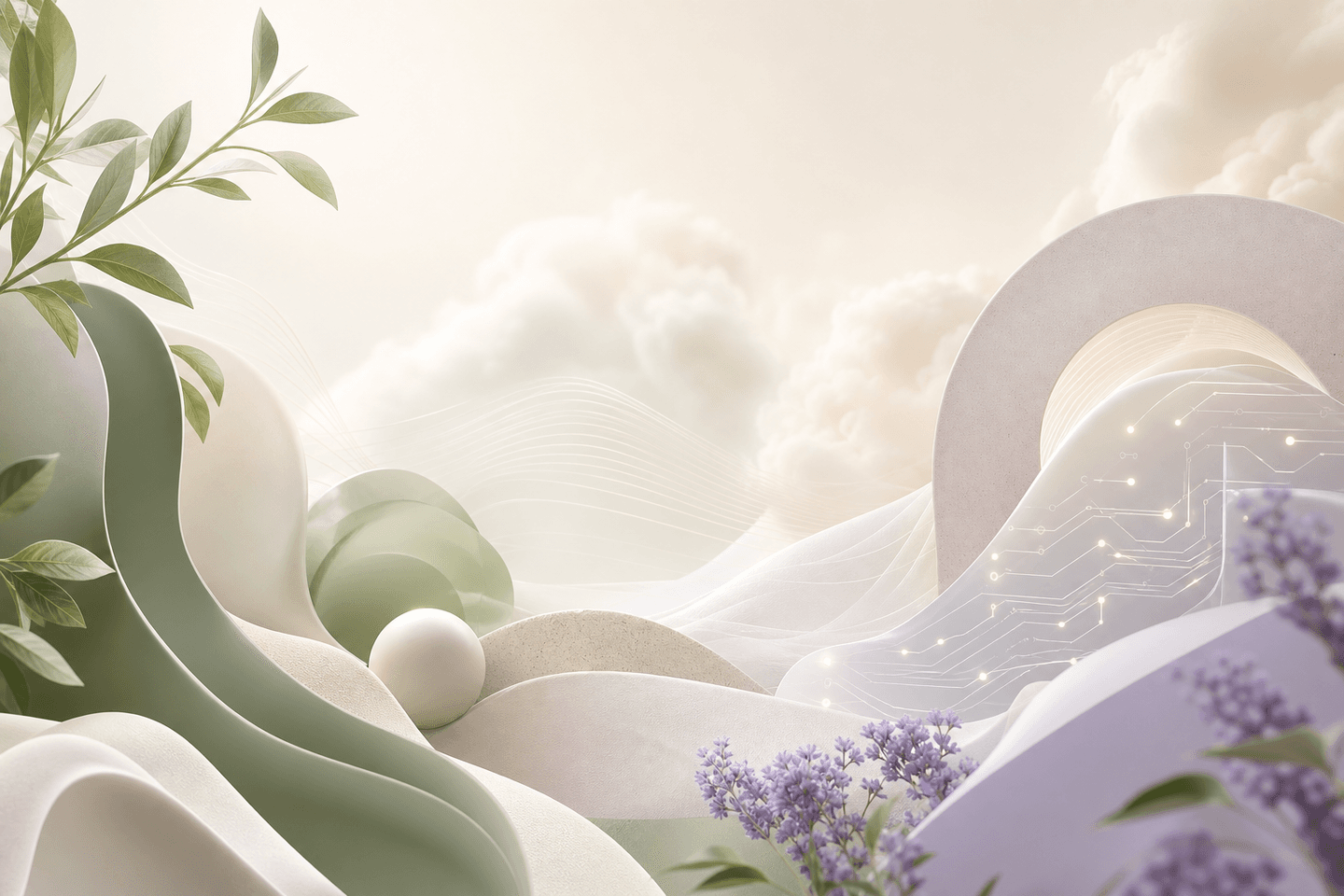 Abstract editorial visual for OARC Digital AI tips guide