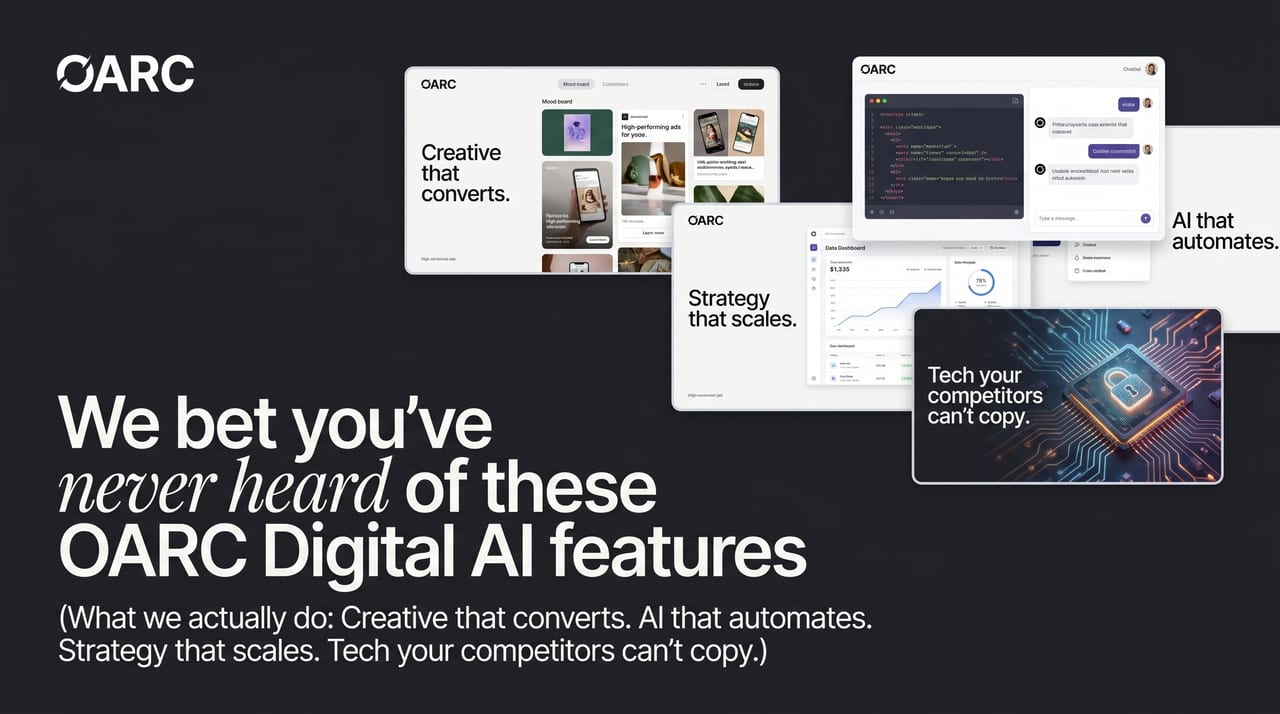 Dozens of ad creative variants generated from a single brand brief